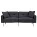 Latitude Run® Convertible Folding Futon Couch Modern Loveseat Sofa Bed w/ Adjustable Backrest Scratch/Tear Resistant/Cotton | Wayfair