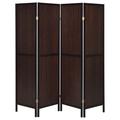 Latitude Run® Hamond 69.5" W x 70.25" H 4 - Panel Folding Room Divider, Wood | 70.25 H x 69.5 W x 0.75 D in | Wayfair