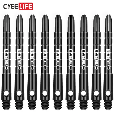 CyeeLife Hohe-qualität 9 Teile/los Darts Welle Aluminium Legierung Material 48mm Wellen Silbrig Image