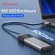 M.2 SSD Enclosure 10Gbps NVMe/SATA Dual Protocol USB 3.2 Hard Disk Case PCIe SSD Box for PC Laptop