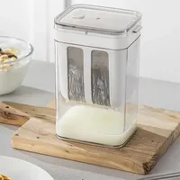 Griechisches Joghurts ieb 1100ml feinmaschiger Joghurt filter mit klarem Deckel Käse Joghurt Molke