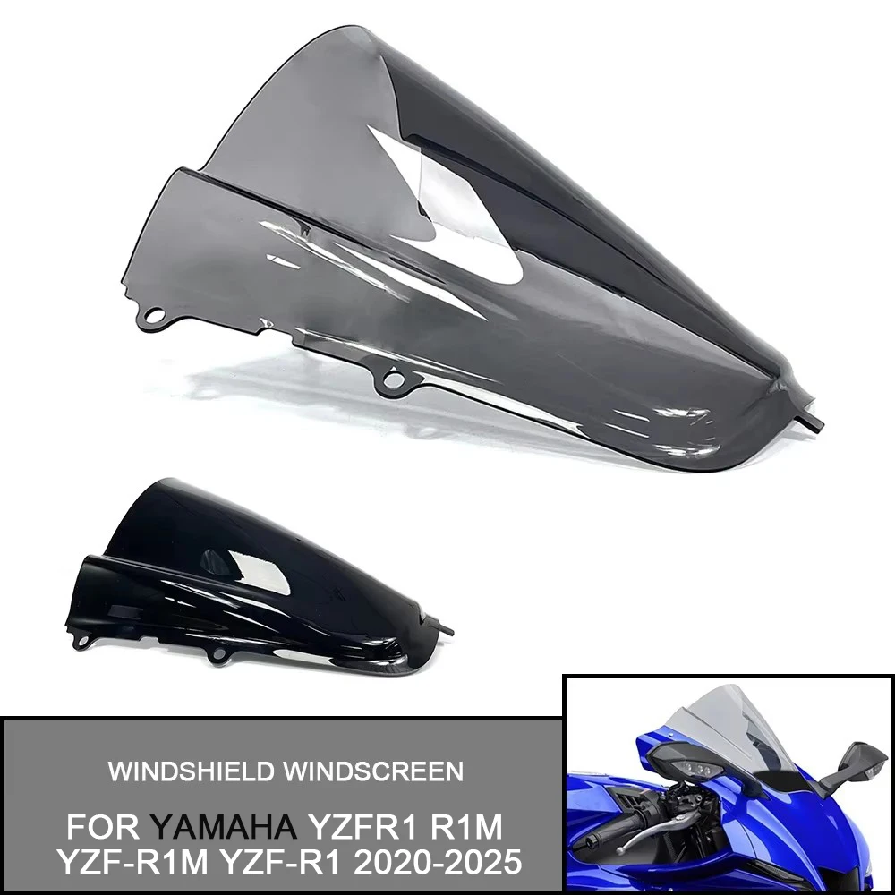Per YAMAHA YZFR1 R1M YZF-R1M YZF-R1 2020 2021 2022 2023 2024 Doppia Bolla Da Corsa Parabrezza Deflettore Parabrezza Vento Deflettore