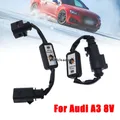 2 pezzi fanale posteriore a LED dinamico modulo aggiuntivo cablaggio cavo indicatore di direzione fanale posteriore nero sinistro e destro per Audi A3 8V