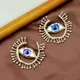 Vintage Women Men Fashion Eyes Crystal Enamel Badges Pins Classic Retro Middle Design Lady Dropping