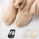 5 Pairs/Lot Socks for Women Butterfly Sexy Summer Thin Silicone Non-slip Boat Silk Socks Female Soft