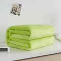 Adult Wool Blanket Bed Needle Down Duvet Solid Color Blanket and Bedspread Soft Sofa Home Bed Cover