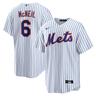 New York Mets Nike Official Replica Home Jersey - Mens with McNeil 6 printing