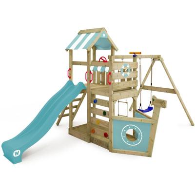 Wickey - Spielturm Klettergerüst SeaFlyer mit Schaukel & Rutsche, Baumhaus mit Sandkasten, Image