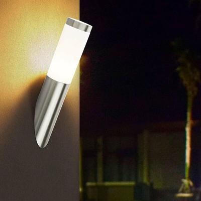 Hochwertige LED Wand Beleuchtung Außen Lampe Strahler E27 Leuchte IP44 Edelstahl Image