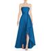 Strapless Satin Gown