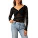 Hold Me Closer Lace Off The Shoulder Crop Top