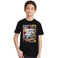 T-shirt estiva per bambini, ragazzi e ragazze 1 gta T-shirt gta Street Fight lunga con vestiti gta 5