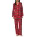 Plaid Cotton Blend Pajamas