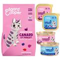 2kg canard, poulet sans céréales Kitten Edgard & Cooper croquettes pour chaton + 8x85g canard, poulet et cabillaud, poulet Morceaux en sauce sans céréales et Pâté sans céréales Kitten Edgard & Cooper nourriture humide pour chaton