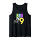 9th Birthday Boy Bro I'm 9 Year Old Tank Top