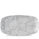 Churchill 6 x Platte eckig 35,5cm STUDIO PRINTS KINTSUGI Pearl Grey