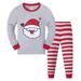 EHQJNJ Toddler Boys Clothes Boy Outfits 3-6 Months Little Boys Girls Christmas Pajamas Toddler Holiday Clothes Long Sleeve 2 Pcs Cotton Sleepwear Sets