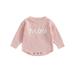 Canis Letter Embroidery Infant Jumpsuits for Baby Boys and Girls