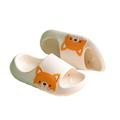 Toddler Girl s Slippers Boy Pillow Slides Sandals Kid s Quick Dry Slippers Soft Non-slip White
