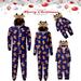 Baqcunre Family Christmas Pajamas Matching Sets Men Dad Merry Christmas Sets Blue Prints Hooded Zipper Jumpsuit Family Outfit Lounge Set Pajamas For Men Christmas Pajamas Blue M