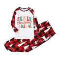 BKQCNKM Christmas Pajamas for Kids Christmas Pajamas Family Matching Outfits Christmas Parent Child Clothing Printed Leisure Pajamas Home Wear 2 Sets for Children Kids Pajamas Red 8Y(Kid)