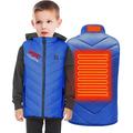 SDJMa Heated Jacket Heated Vest for Kids Boy Girls Jackets Birthday Gift USB Charge Kids Jacket Coats[Battery Not Included]2 Heating Pads 3 Temperature Control