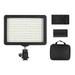 Andoer W160 LED Video Light Camera Lamp Dimmable 5600K Color Temperaure with 3 Filters/ 2500mAh F550 Battery/ Power Adapter/ Mini Ball Head/ Carrying Bag Studio Portrait Lighting Kit