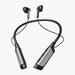 SPOORYYO Bluetooth Headphones Wireless Earbuds Neckband Bluetooth Headphones IPX4 Sweatproof Microphone Vibration Call Stereo Noise Cancelling Earphones for Sports and Driving