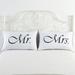 PhoneSoap Wedding B Bedding Pillowcases Set Printed of Cases Letters Couples 2 Case White