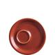 KAHLA 1T3518A93020W Homestyle Espresso-Untertasse 11,7 cm siena red |Rote Espressountertasse aus Porzellan