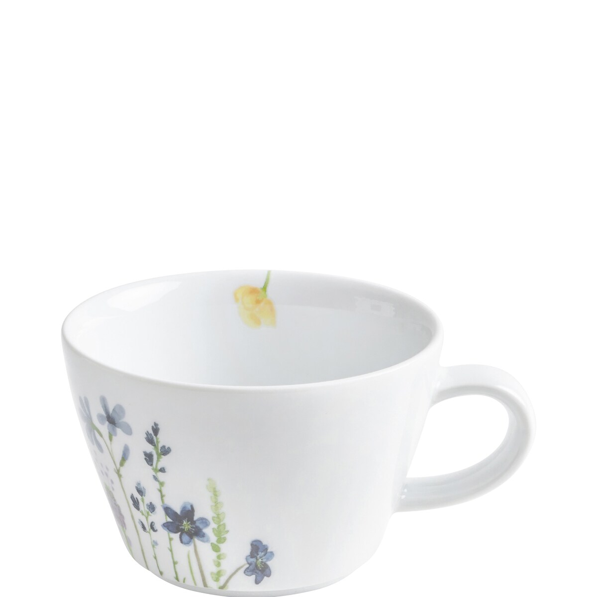 KAHLA 395105A50001C Five Senses Wildblume Cappuccino-Obertasse 0,25 l | Cappuccinotasse aus Porzellan blau/rot Image