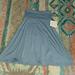 Lularoe Skirts | Lularoe Azure Skirt | Color: Blue/White | Size: Xs