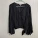 American Eagle Outfitters Tops | Beautiful Boho American Eagle Bell Sleeve Top | Color: Gray | Size: L