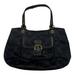 Coach Bags | Coach Purse Signature Satchel Purse Navy Blue With Black Cs | Color: Black/Blue | Size: Os