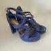 Ralph Lauren Shoes | Lauren By Ralph Lauren Blue Straps Heels New | Color: Blue | Size: 8