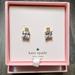 Kate Spade Jewelry | Kate Spade Cz Earrings | Color: Silver/White | Size: Os