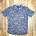 American Eagle Outfitters Shirts | American Eagle Mens Lt Seriously Soft Shirt Cotton Button Down Short Sleeve Blue | Color: Blue | Size: L