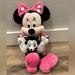 Disney Toys | Disney Minnie Mouse With Figaro Plush Pinocchio Cat Stuffed Toy Doll Pink 14" | Color: Black/Pink | Size: Osg