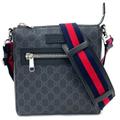 Gucci Bags | Gucci Crossbody Shoulder Bag Small Messenger Bag Canvas Leather Men's Bag | Color: Black | Size: Os