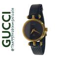 Gucci Accessories | Gucci Vintage 18k Slim 80s Swiss Made Stacked Case Ladies Watch | Color: Black/Gold | Size: Os