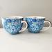 Lilly Pulitzer Kitchen | 2 Lilly Pulitzer Mugs "High Maintenance" Pattern | Color: Blue/Gold | Size: Set Of Two