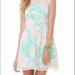 Lilly Pulitzer Dresses | Lilly Pulitzer Morrison Lace Overlay Fit And Flare Party Dress Euc 6 | Color: Pink/White | Size: 6