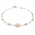Gucci Jewelry | Gucci Gucci Flora Bracelet 9 Diamonds #17 K18pg Pink Gold 291458 | Color: Gold | Size: Os