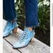 Free People Shoes | Free People | Far Hills Ankle Boot Sz 38/8 | Color: Blue | Size: 8