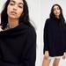 Free People Sweaters | Free People Ottoman Slouchy Oversized Tunic Sweater | Color: Black | Size: M
