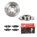 BREMBO BREMSSCHEIBEN Ø236MM + BREMSBELÄGE VORNE FÜR OPEL KADETT E 1.8 S I VECTRA A 1.7 TD D CAT ASTRA F 1.4 SICAVALIER MK III96281939 93176122