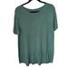 American Eagle Outfitters Tops | American Eagle Women’s Olive Green Short Sleeve T-Shirt Tunic Womens Size Small | Color: Green | Size: S