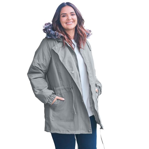plus-size-womens-quilt-lined-taslon®-anorak-by-woman-within-in-gunmetal--size-1x--jacket/