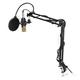 Zunate USB Microphone, Professional Condenser Cardioid Studio Mic Kit for PC Computer Podcast, with Foldable Arms, Shock Mount, Microphone Windshield, for Recording/Gaming/Voice Over/YouTube(BM700)