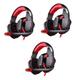 jojofuny 3pcs USB Gaming Headphone Blootube Headphones Wired Earphones Head Phones Headphones Wired Computer Headphones Gaming Headset Eat Chicken LED